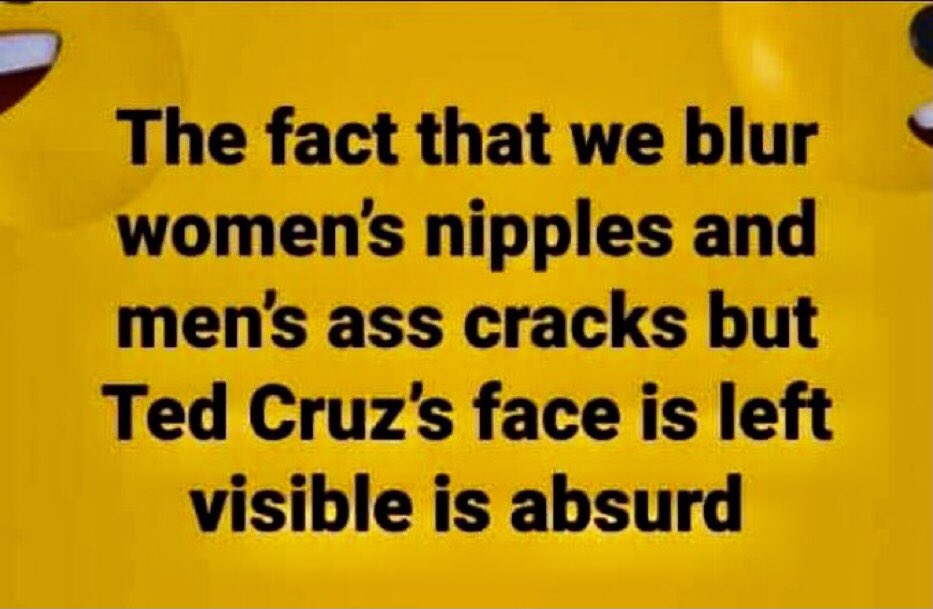 TheStranger2014's tweet photo. @Suarez1Pro1977 @JamesFLoveIV @BaddCompani @FoxNews @tedcruz #TedTheTraitor #TediousTed #TedCancunCruz https://t.co/8bMgO72ybN