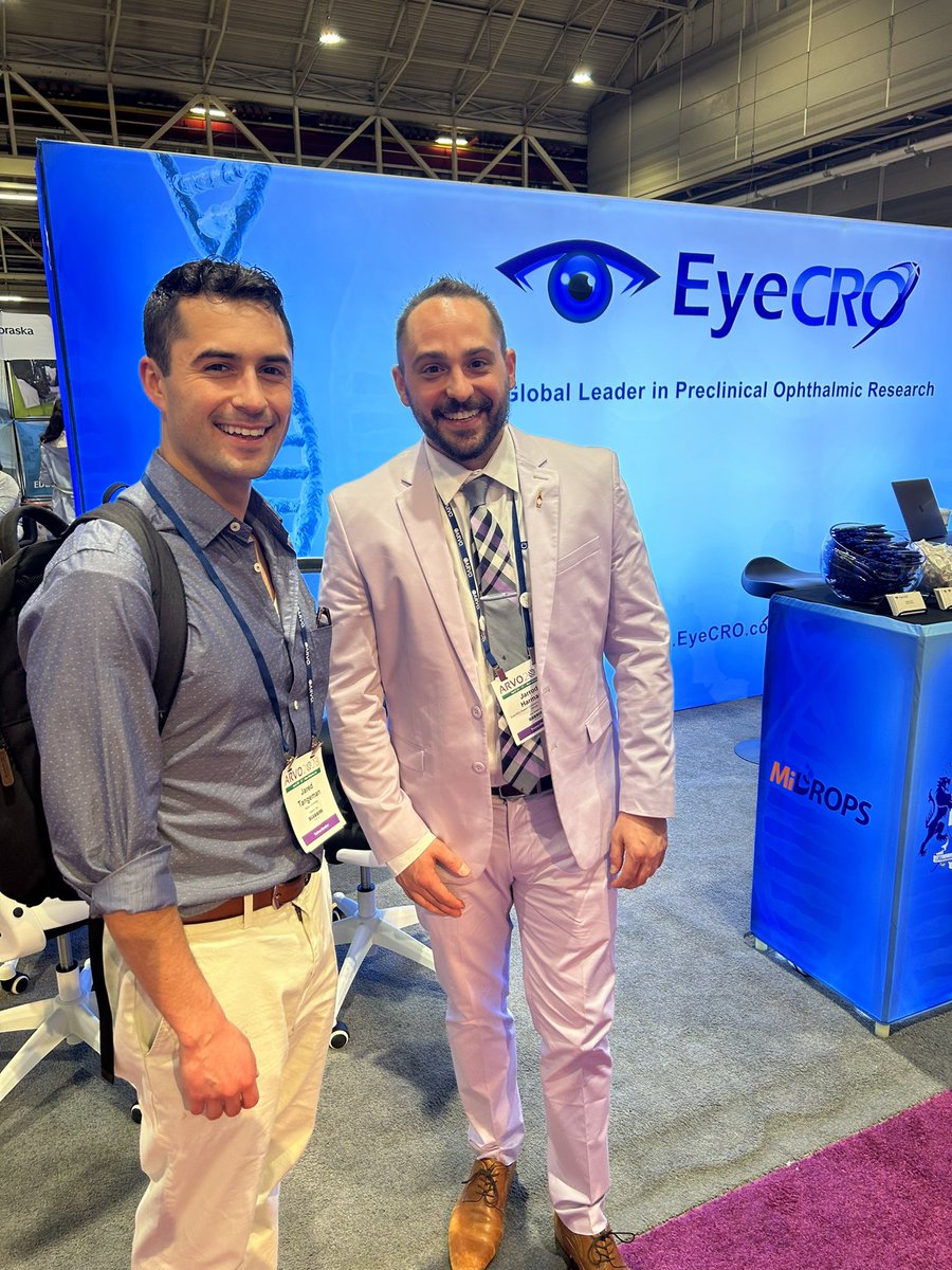 I’m seeing double 👀 I introduce Jarrod to Jared today 😂😂 <a href="/EyeCRO/">EyeCRO</a> <a href="/ARVOinfo/">ARVO</a> #ARVO2023 <a href="/JCHarmanLSU/">Jarrod C. Harman</a>