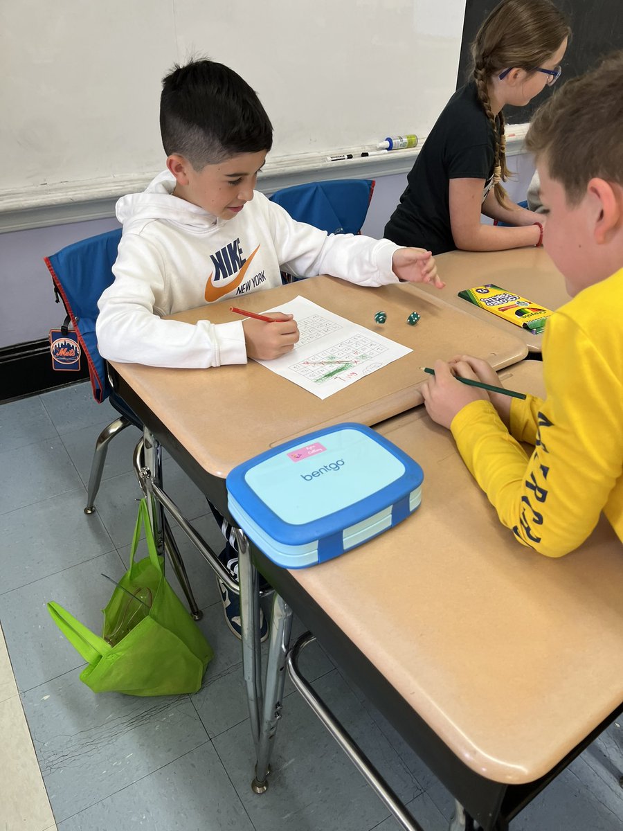 rothmancamp's tweet photo. We love playing Sums Times 7 to help reinforce our addition and multiplication skills! @rothmancamp @CampAvePride https://t.co/dK46faoCVQ