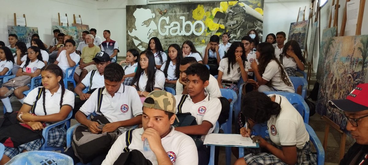 VEXUnimagdalena's tweet photo. #GaboVive | Realizamos el conversatorio ‘Vida y obra de Gabriel García Márquez y su influencia en el contexto Caribe’. En el evento participaron analistas de la obra del Nobel, tales como la licenciada Aura Ballesteros Morato, gestora del proyecto Gabo Lectura..sigue ⬇️ https://t.co/8XxY8X7PlY