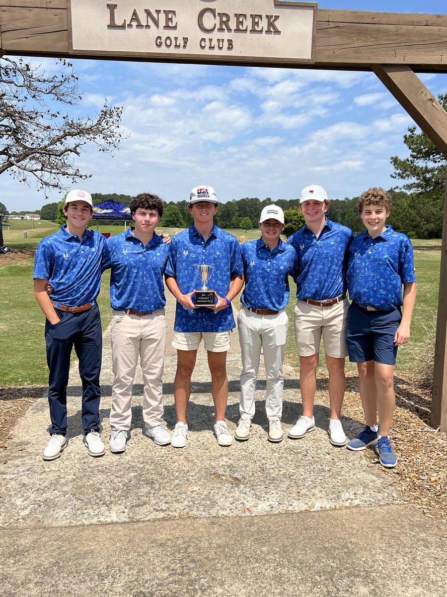 MV_Athletics's tweet photo. Congrats to our Varsity Boys #MVgolf team for their second place finish at today’s Area Tournament, firing a team score of 307!

The Mustangs have qualified for State! We are #MVproud!

#MVathletics #ImAMustang @TheMVSchool https://t.co/3NJExhVBBm