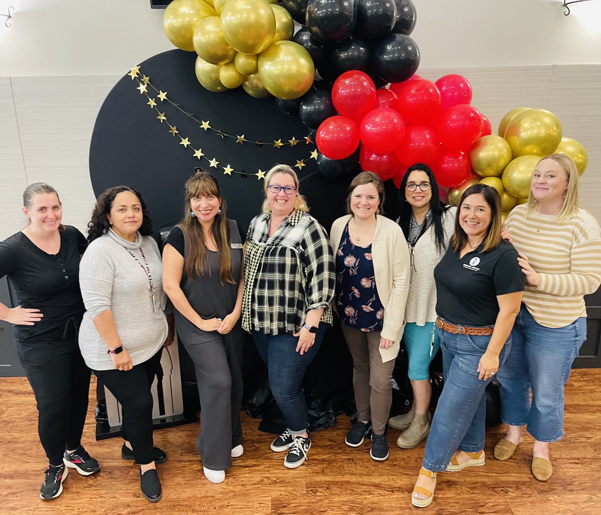 We are missing a few people in this pic, but we are so proud of our Early Career Teachers <a href="/RobertsonElem/">Vic Robertson Elementary</a>! Thank you for all your hard work and perseverance! It was fun celebrating you all and your support team today! #wereallin <a href="/rrisdects/">Round Rock ISD Early Career Teacher Support</a> <a href="/principalborel/">Kyle Borel (she/her)</a> <a href="/SandraDLG_RRISD/">Sandra De La Garza</a>