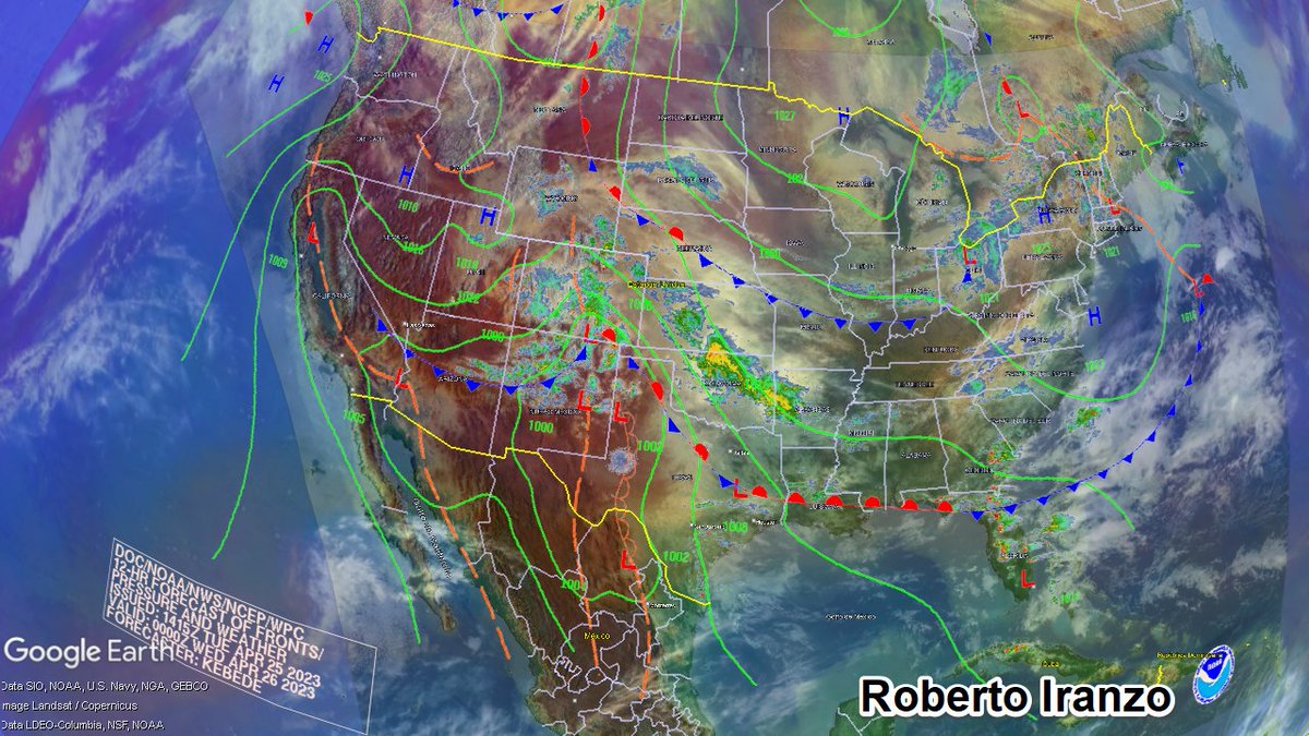 UtielMeteo's tweet photo. Compilación de Imágenes de Satélite a distintas longitudes de onda, Radar y Mapa en Superficie.
Agradecimientos a la NOAA y el NWS: https://t.co/JDgLH0THML