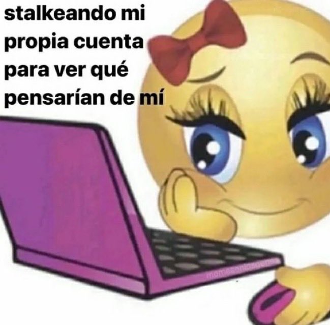 yo cada vez que alguien me sigue: