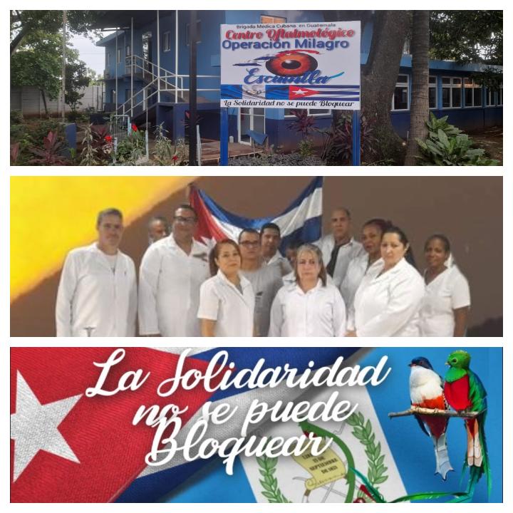 Centro Oftalmológico de Escuintla .
Misión Médica Cubana en Guatemala 🇨🇺 🇬🇹. 
#CubaPorLaVida 
#CubaPorLaSalud 
<a href="/PresidenciaCuba/">Presidencia Cuba 🇨🇺</a> 
<a href="/MINSAPCuba/">Ministerio de Salud Pública de Cuba</a> 
<a href="/DPSHabana/">Dirección General de Salud La Habana</a> 
<a href="/unidad_central/">Unidad Central de Cooperación Médica</a> 
<a href="/CubacooperaGt/">Cubacoopera Guatemala</a> 
<a href="/BrigadaOm/">Brigada 🇨🇺 Operación Milagro.Escuintla,Guatemala</a> 
<a href="/Granma_Digital/">Periódico Granma</a> 
<a href="/CubaEmbaGuatem/">EmbaCubaGuatemala</a> 
@DrAlexQ 
<a href="/MarihetaR/">Mariheta Cutiño Rodriguez</a> 
<a href="/MaraEle97271573/">María Elena</a>