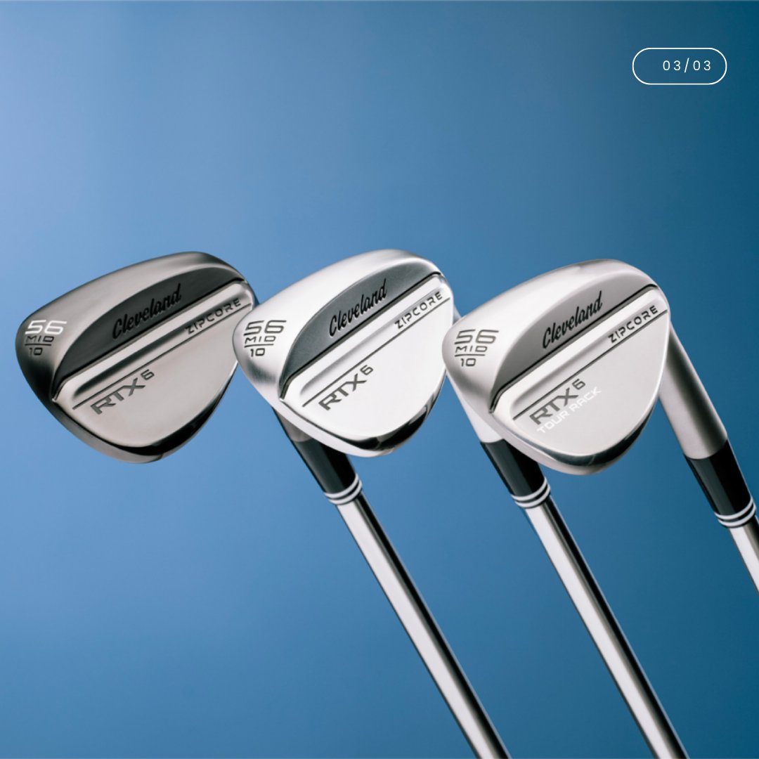 Introducing the RTX 6 ZipCore Wedges from <a href="/clevelandgolf/">Cleveland Golf</a>! The four dynamic sole grinds developed by tour players enhance your short game from feel to spin and more! #txg #clevelandgolf #wedgefitting