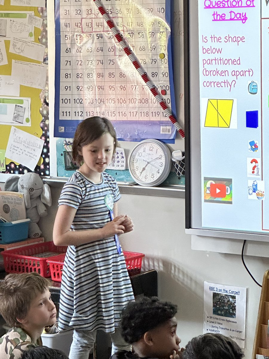 TeamMossRBE's tweet image. A quick way to start learning a new concept is adding a Question of the Day to make the Ss think about the concept. Then, during math a #WODB to keep the conversation going. Finally, concrete representation as proof. #mathjoycps