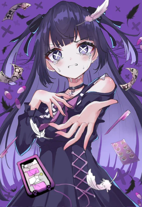 新曲発表されたから今まで描いたファンアート載せる#ツユ 