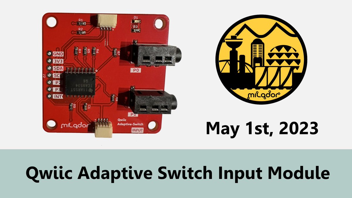 Finally, after trying different approaches to provide access to Qwiic Adaptive Switches, I am happy to announce that limited number of units will be available to purchase starting May 1st.