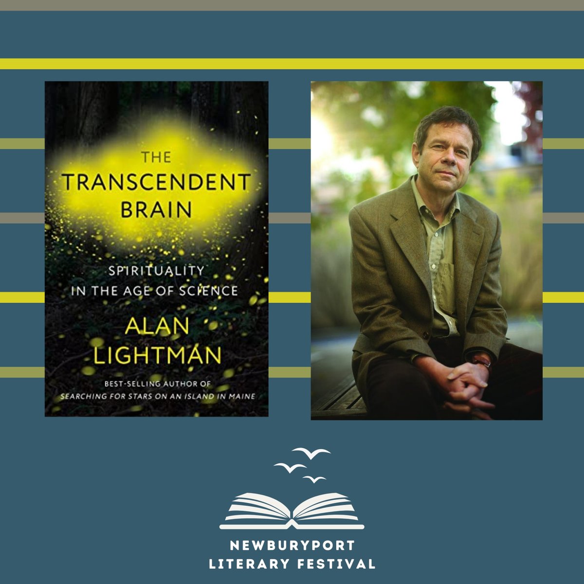 Don't miss Alan Lightman in conversation with Susan Keatley, this Saturday at 2:30PM at the Firehouse Center for the Arts in Newburyport!