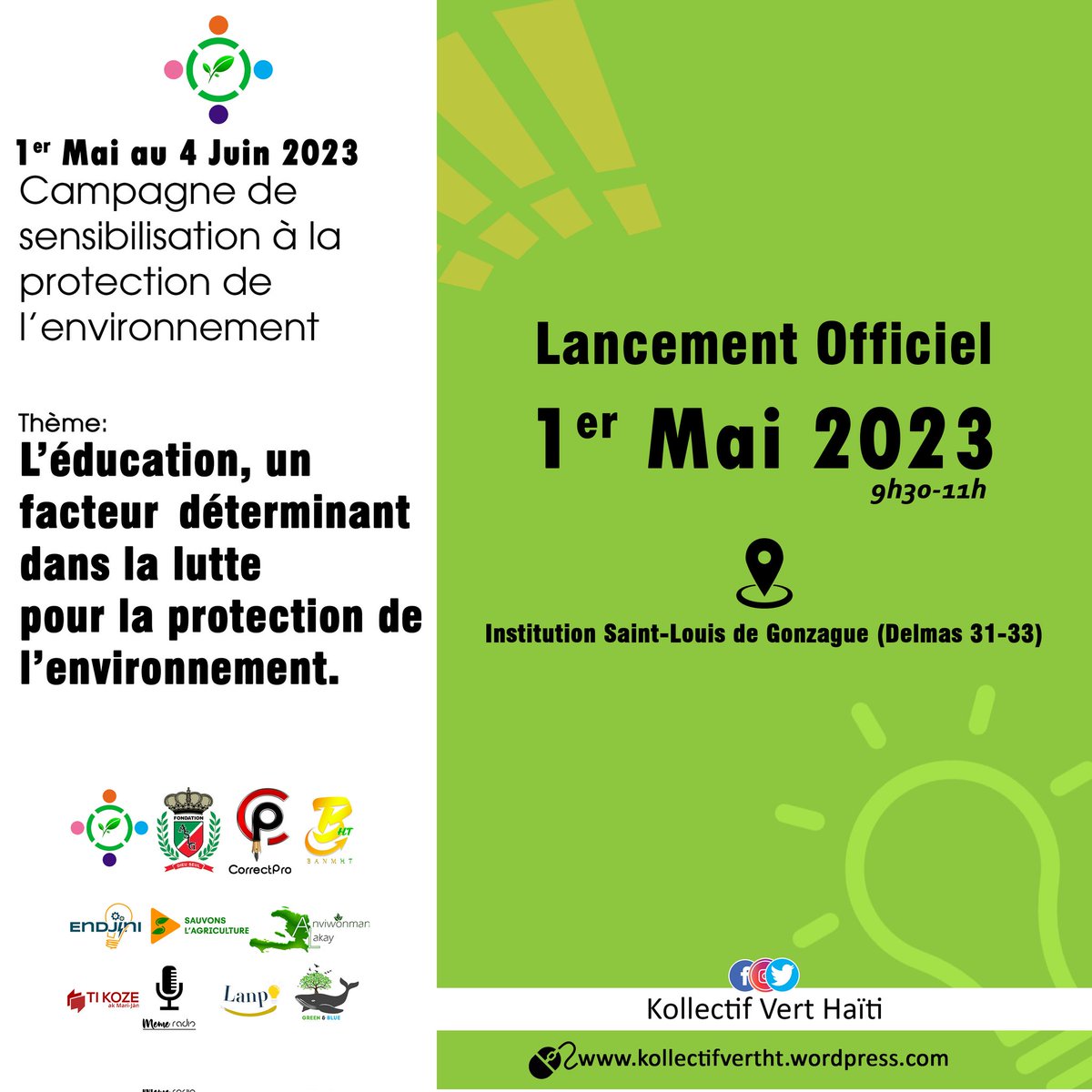 KollectifV's tweet photo. Retrouvez nous le 1er mai prochain pour le lancement officiel de notre campagne à Saint-Louis de Gonzague à partir de 9h30.

Réservez dès maintenant votre place : 
https://t.co/Bw3hNB6R2S https://t.co/FEBDZYzqyl