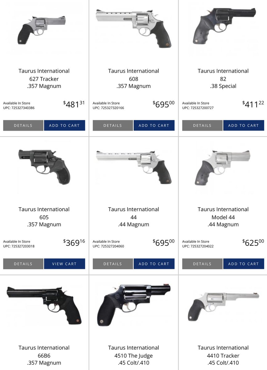 VillageGunShop's tweet photo. Click the link below to check out all the Taurus handguns in stock now! #TaurusTuesday
https://t.co/LuOiDTglk0 https://t.co/XFZrUOAUN9