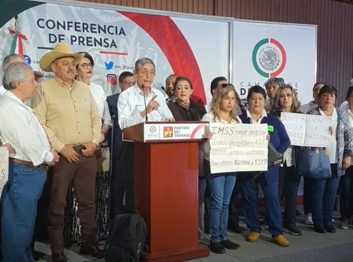 bacfas's tweet photo. UNCIMSS, rueda de prensa sobre el punto de acuerdo para exhortar  al IMSS a registrar el plan de jubilaciones pensiones contenido en el  contrato colectivo de trabajo ante la CONSAR, obligado desde el 16 marzo 1988 por la Ley de los Sistemas de Ahorro para el Retiro art. 82 https://t.co/5sv7imy8HP