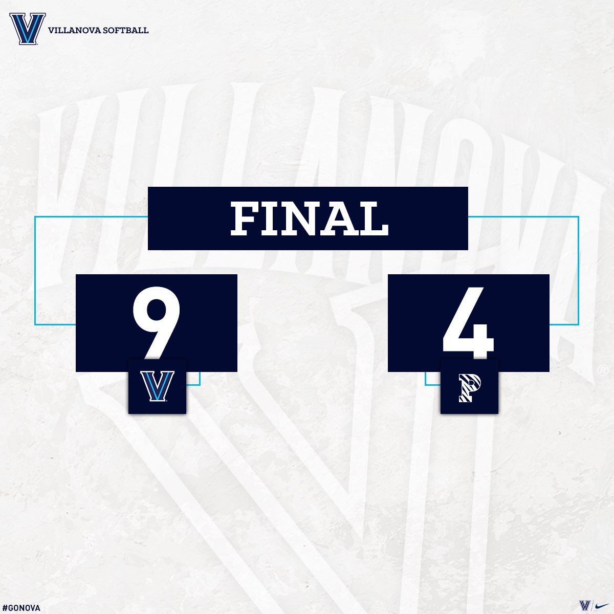 Villanova Softball tweet media