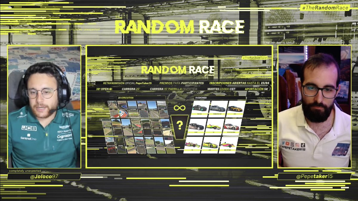 joloco97's tweet photo. ✅ Ronda 1/6
Todo un éxito el estreno de #TheRandomRace
Okayama ➕ Porsche CUP
Gracias @Pepetaker15 por ponerle voz a este campeonato, y a todos los participantes por darnos semejante espectáculo
¡Nos vemos el martes que viene! https://t.co/6xEGlVYnFd