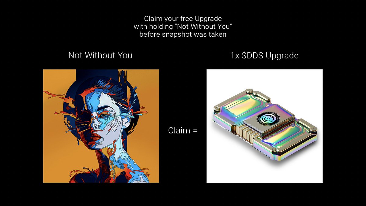 Claim Your $DDS Upgrade &amp; share the news.💸🔥