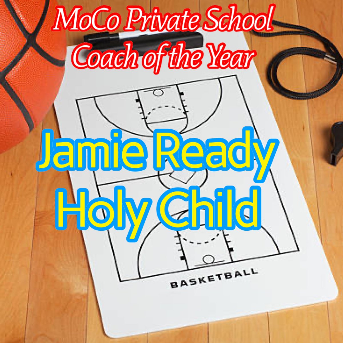 moco_wbca's tweet photo. Finally, for the #MoCoWBCA private schools we have the #CoachOfYear - Jamie Ready of @HolyChildTigers!! Congrats to Jamie and her staff who continue to lead an incredible group of ladies in the @theislleague! 
@HolyChildMD https://t.co/p4YpVm4xNY