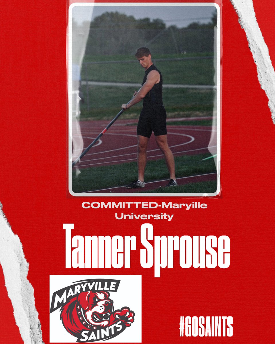 I am excited to announce that I will be continuing my academic and athletic career at Maryville University! I would like to thank my family, friends, and coaches that have helped me get to this point. #gosaints <a href="/FHVikings/">Howell Vikings</a> <a href="/FHTRXC/">Howell Track & XC</a> <a href="/MaryvilleXC_TF/">Maryville XC & TF</a>