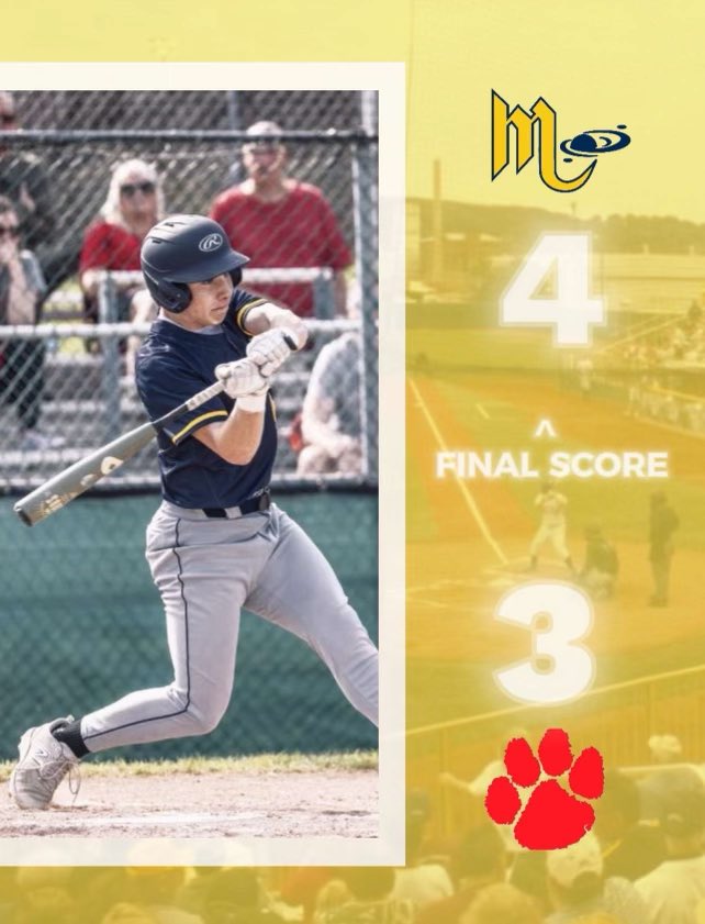 Mars HS Baseball (@marshsbaseball) on Twitter photo 🚨 Planets walk-off WIN 4-3 over Moon.
This win clinched the 12th straight playoff appearance for Mars.
<a href="/jakejohnson10_/">Jake Johnson</a> 2-4
<a href="/Chasewins99/">Chase Winstead</a> 2 RBI 2B
<a href="/LukeGoodworth9/">Luke Goodworth</a> 3-3 none bigger than 2 out walk-off hit
<a href="/bickel_charlie/">Charlie Bickel</a> (ND) 6IP, 6K, 3ER, 2BB, 6H
<a href="/roman_brunsell/">Roman Brunsell</a> WP 1IP, 2Ks 🚨 Planets walk-off WIN 4-3 over Moon.
This win clinched the 12th straight playoff appearance for Mars.
<a href="/jakejohnson10_/">Jake Johnson</a> 2-4
<a href="/Chasewins99/">Chase Winstead</a> 2 RBI 2B
<a href="/LukeGoodworth9/">Luke Goodworth</a> 3-3 none bigger than 2 out walk-off hit
<a href="/bickel_charlie/">Charlie Bickel</a> (ND) 6IP, 6K, 3ER, 2BB, 6H
<a href="/roman_brunsell/">Roman Brunsell</a> WP 1IP, 2Ks