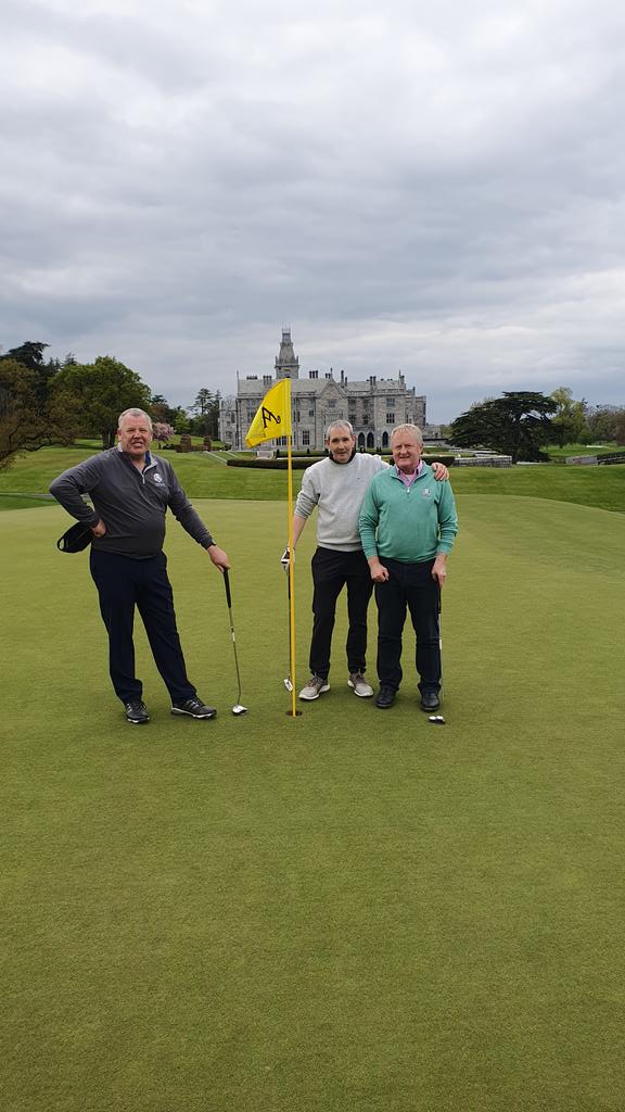 Great day golfing <a href="/TheAdareManor/">Adare Manor</a>