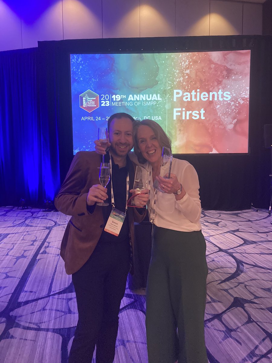 Some people just inspire you &these lovely award winners are in that group! Our @EnvisionPatient team has been recognised for lots of different achievements throughout #ISMPPAnnual2023 Exceedingly proud! We couldn’t have got here without your guidance & support @KWProScribe & AC