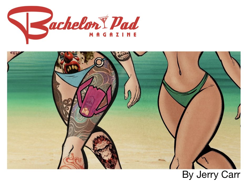 BachelorPad's tweet photo. Another joke teaser from our new Tattoo Nightcap 5 from artist Jerry Carr. See what we can’t show you by getting the issue at https://t.co/xYOkBTDZlN

#bachelorpadmagazine #tattoonightcap #joke #cartoon #jerrycarr https://t.co/m8AUlzjgFB