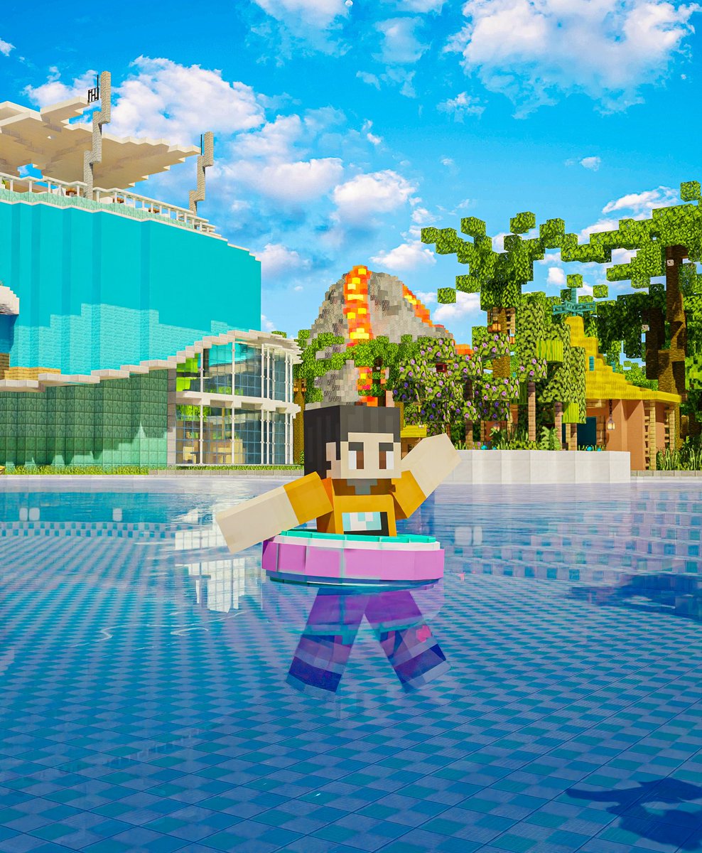 Block_Perfect's tweet image. NEW MAP RELEASE🏝️‼️ Get Aqua Park on the Minecraft Marketplace now!  tinyurl.com/32putbsx