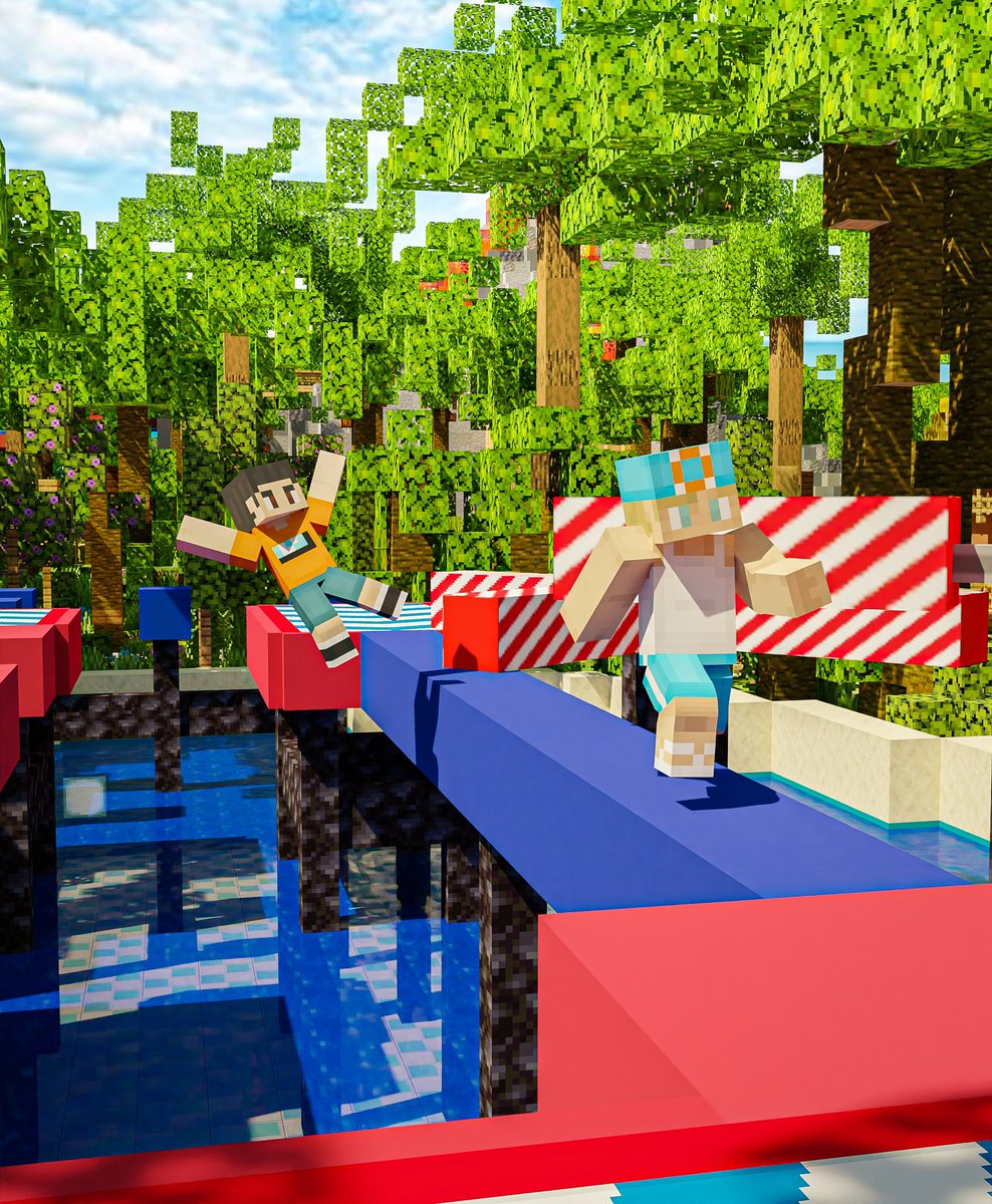 Block_Perfect's tweet image. NEW MAP RELEASE🏝️‼️ Get Aqua Park on the Minecraft Marketplace now!  tinyurl.com/32putbsx
