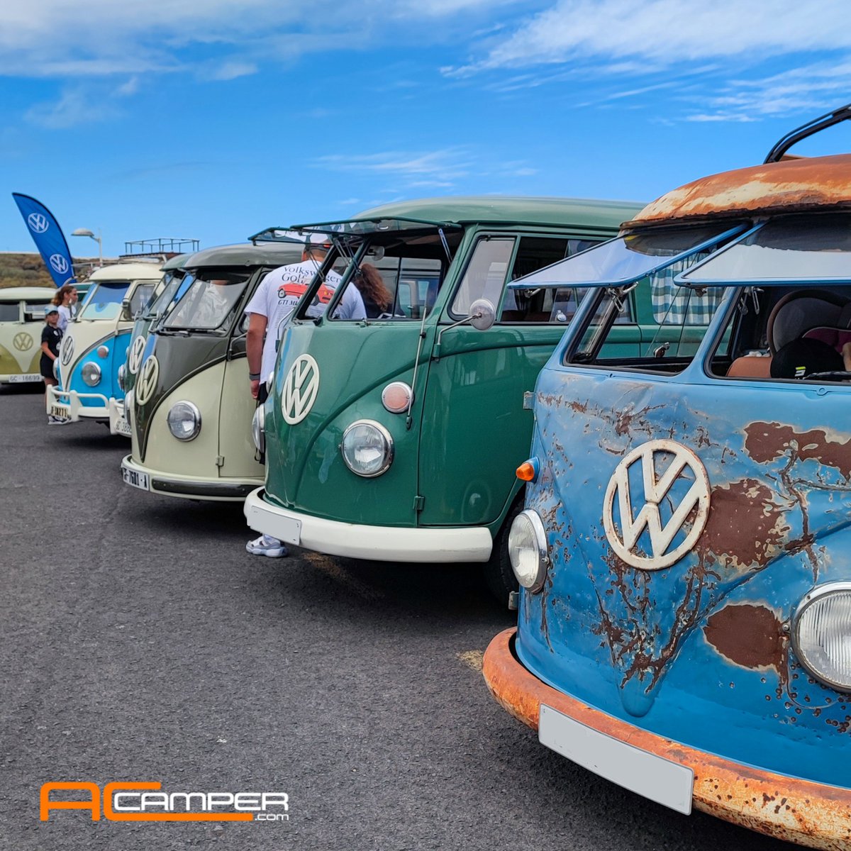 Ir a pasar el día de playa y encontrarte por casualidad una concentración de clásicos #Volkswagen no tiene precio 😍
#ACcamperlife #vwt2 #vwt1 #vanlife #fotografia