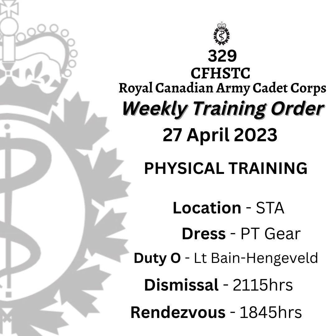 edwardross14's tweet photo. ALCON
WTO
27 APR 23
Physical Training - Fitness & Sports
#329Proud #329HealthySafeEngaged https://t.co/9l1xMgXaBl