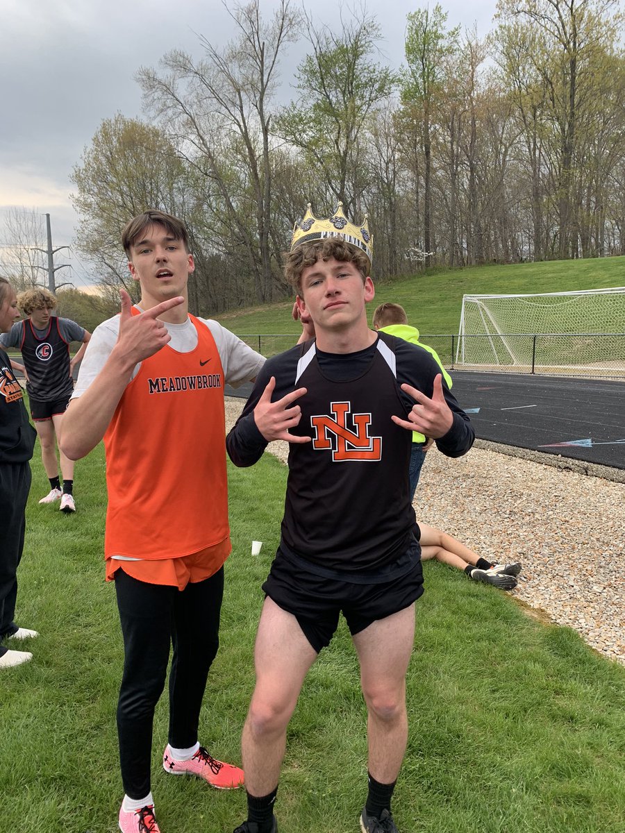 newlexcc's tweet photo. A 2nd place finish and a new personal record for Ethan Clark in the 800m run. 
Shoutout to Max from Meadowbrook. https://t.co/bXRKyEAr7B