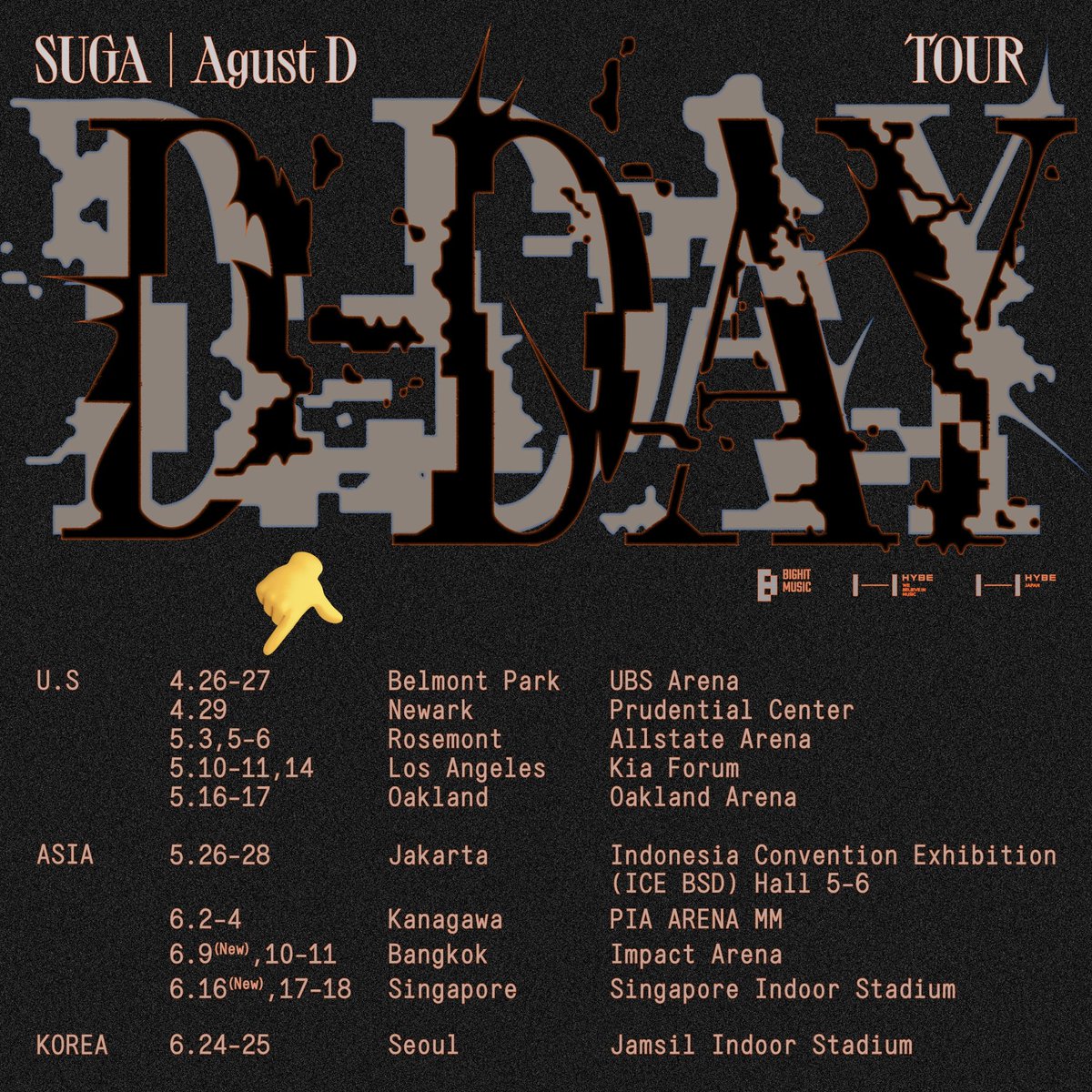 El día de Mañana se llevará acabo el Primer Concierto de SUGA AgustD TOUR ,les dejo los horarios (26 & 27 de Abril) ❤️⬇️ *Estaré Compartiendo Links que encuentre,cómo lo eh hecho anteriormente*