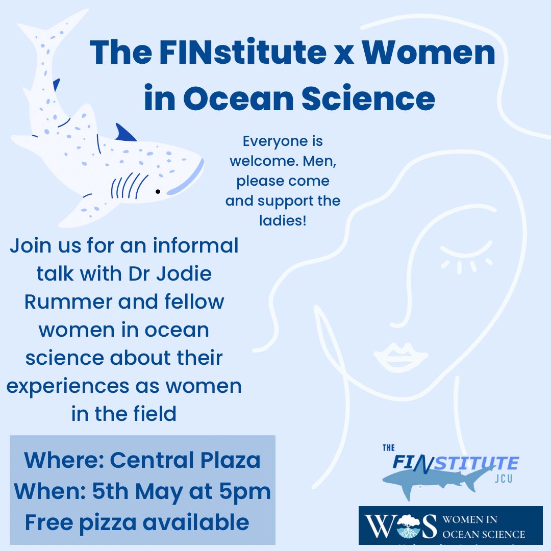 the_FINstitute (@the_finstitute) on Twitter photo The #FINstitute will be collaborating with @womeninoceanscience to host an informal talk by Dr Jodie Rummer (<a href="/physiologyfish/">Professor Jodie Rummer</a>) on her experience being a #womaninoceanscience
We encourage EVERYONE to come and join in on this important conversation !!! The #FINstitute will be collaborating with @womeninoceanscience to host an informal talk by Dr Jodie Rummer (<a href="/physiologyfish/">Professor Jodie Rummer</a>) on her experience being a #womaninoceanscience
We encourage EVERYONE to come and join in on this important conversation !!!