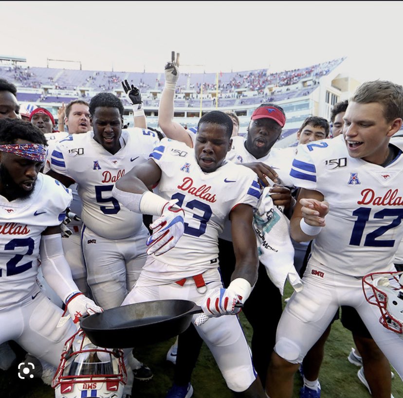 Blessed to say I received an offer from SMU mustangs  @CoachKyleCooper @coachbmorgan @Dgorrer36 @kmangum409 @Coach_JonesJr @nunnal39 @Miller_Strength @CoachGrahamFB #PonyUp @PTSamuel1