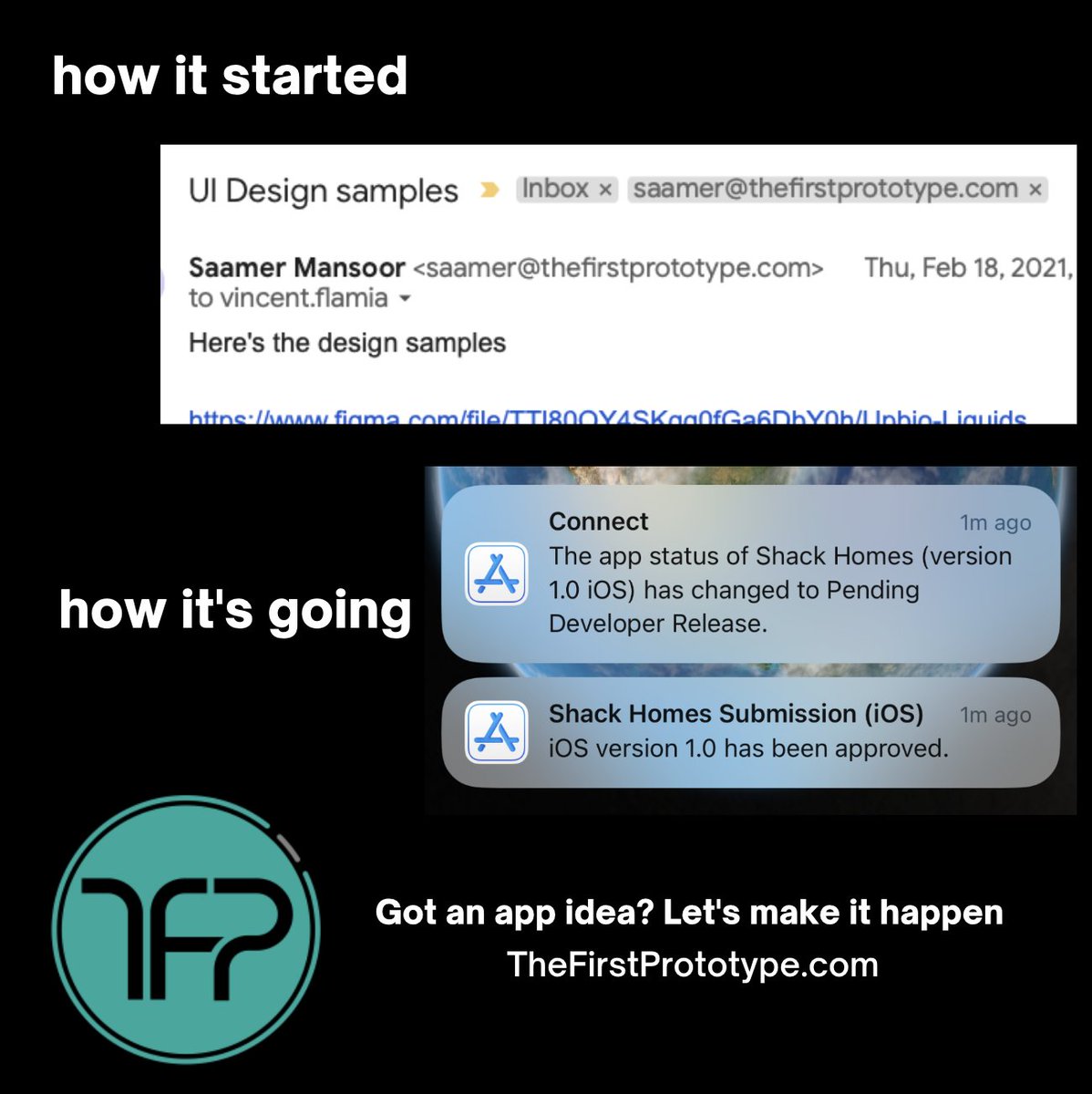 The First Prototype tweet media