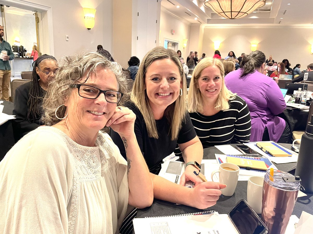 Ellis04Katie's tweet photo. Empowered and energized after an incredible day with our JES team at the NC Instructional Leadership Academy in Charlotte! Today, we crafted our 23-24 Strong Start Playbook to ensure our actions align with our school's vision for the new year. #NCILA #RelayGSE #Getbetterfaster https://t.co/NIXw7eSHmU