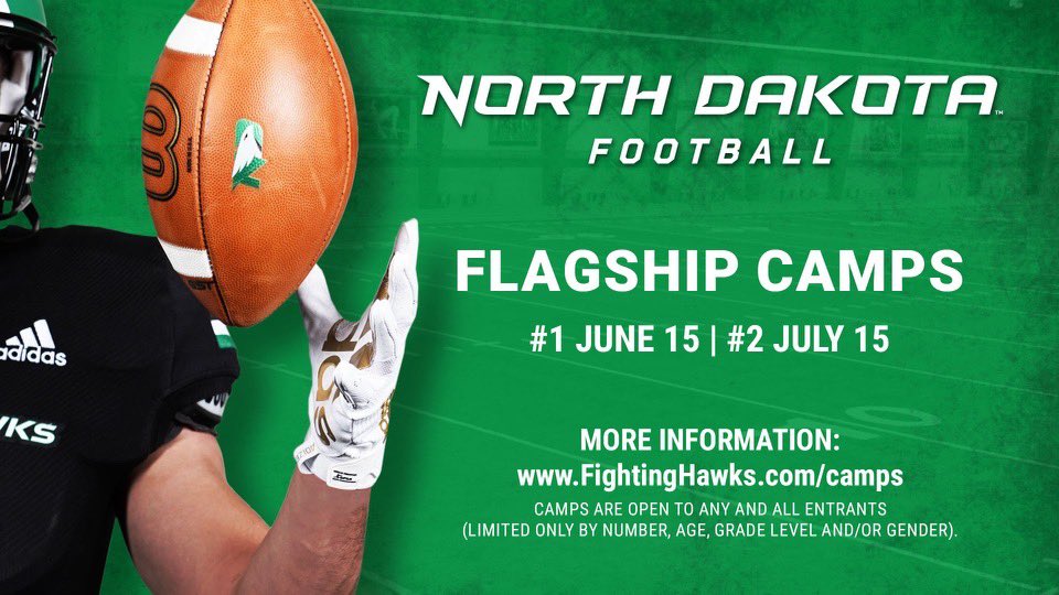 Thank you <a href="/UNDFBRecruiting/">UND 🏈 Recruiting 🦅</a> for the camp invite! <a href="/UNDfootball/">North Dakota Football</a> <a href="/NVHS_Football/">Neuqua Valley Football 🏈</a> <a href="/BillEllinghaus/">Coach Ellinghaus</a> <a href="/OLMafia/">OL MAFIA</a> <a href="/CoachBigPete/">Peter "Coach Big Pete" Leinweber</a> <a href="/EDGYTIM/">Timothy “EDGYTIM” OHalloran</a>
