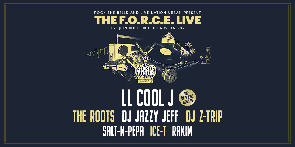 thekiaforum's tweet photo. JUST ANNOUNCED! The F.O.R.C.E. Live with @LLCOOLJ, @theroots, @djjazzyjeff215, @TheSaltNPepa, @FINALLEVEL  &amp; @OfficialRakim #OneNightOneSet on September 3!

Get tickets on Friday, 4/28 at 10am! https://t.co/IecOwZ5qCZ