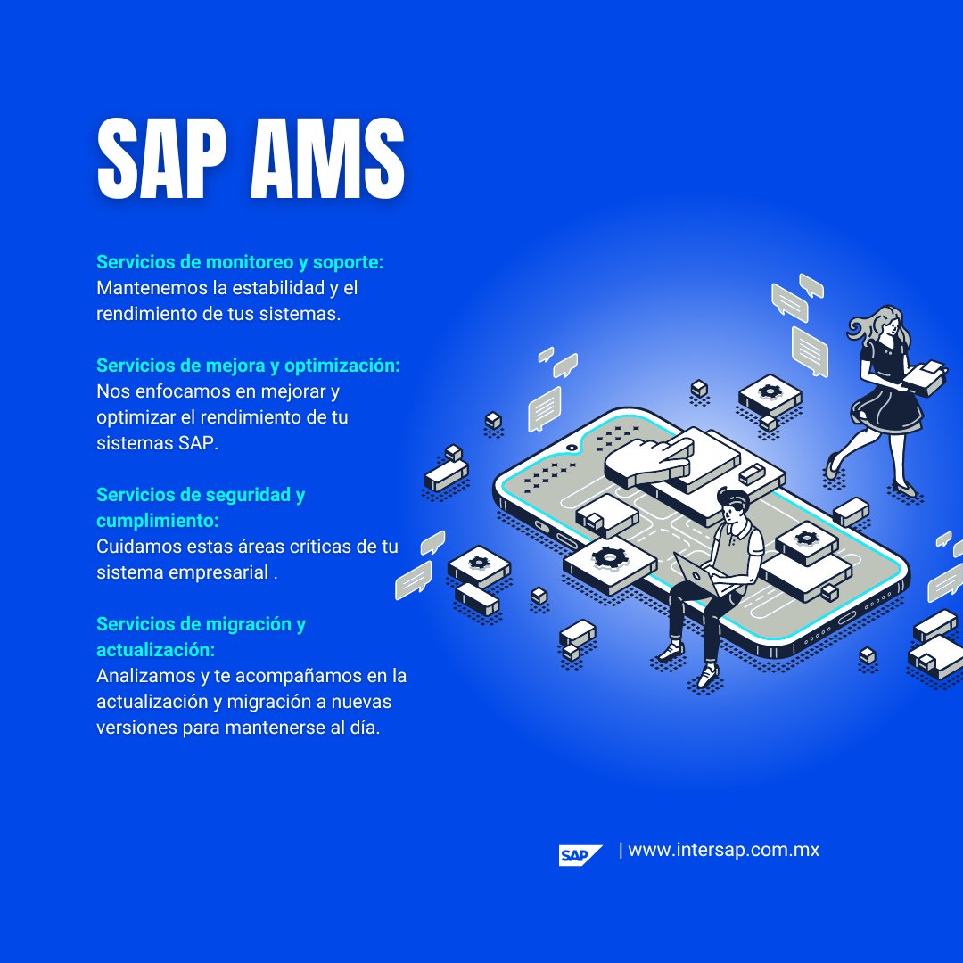 Optimiza, mejora y mantén seguro tu sistema, en Intersap te apoyamos de forma integral para el buen funcionamiento de tu sistema SAP
 
Conoce más del servicio 360° AMS que te ofrece Intersap ⬇️
 
contacto@intersap.mx 
intersap.com.mx
 
#sap #sapams #soportesap