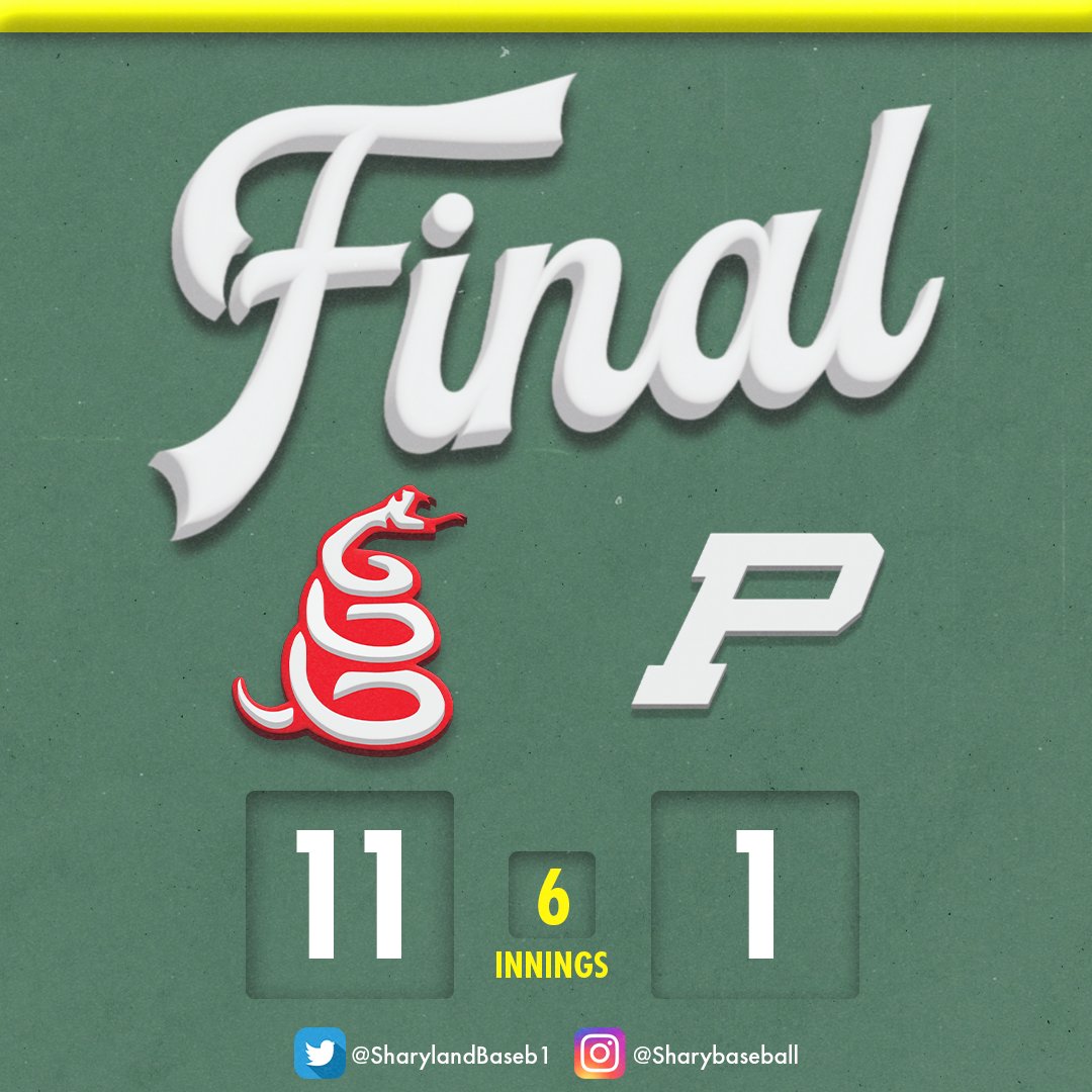 Final from Sharyland vs Pioneer <a href="/5ATxHSBaseball/">5ATxHSBaseball</a>