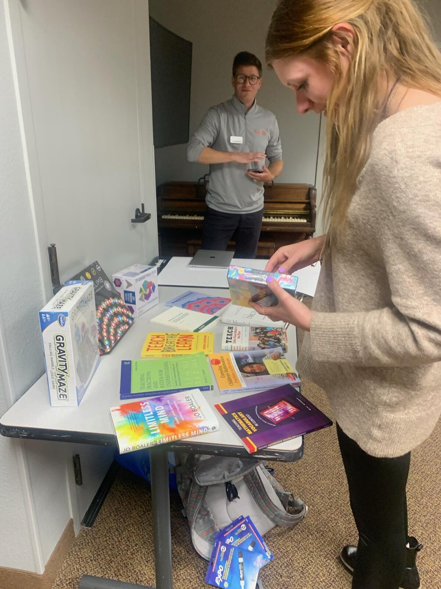Thank you to <a href="/Audrey_Mendivil/">Audrey Mendivil</a> and the <a href="/SDCOE_Math/">SDCOE_Math</a> team for lending #PlayMath supplies. The #SDCatholic Teachers loved playing games, building puzzles, and connecting play to their classroom learning.