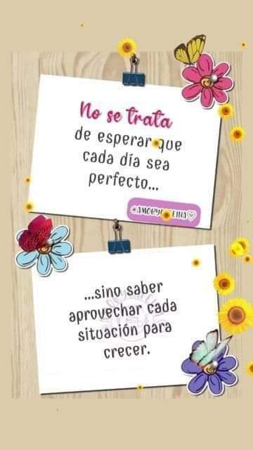 Pensamientos positivos para crecer..😃