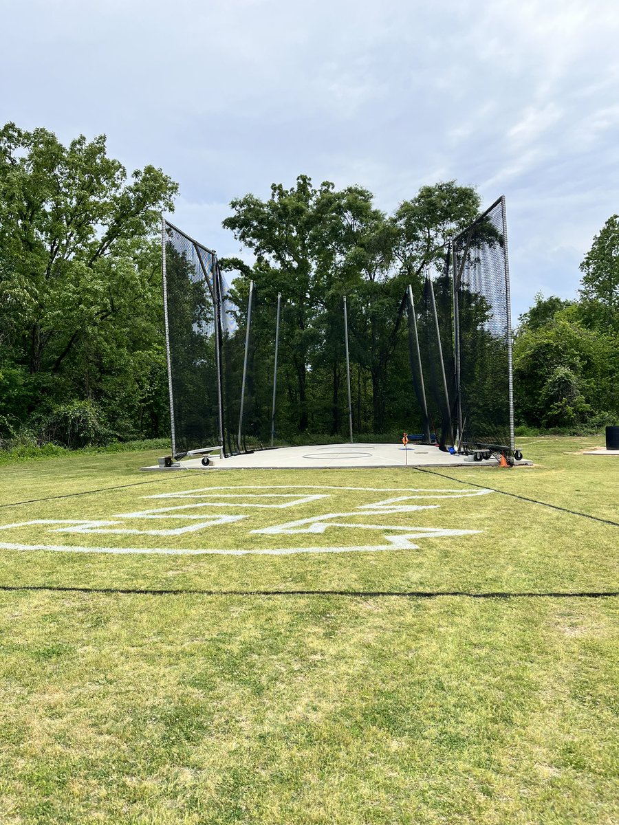 Greenville County Championships… this is what a championship throws center looks like!! <a href="/CoachHoff/">Justin M. Hoffman</a> has put in the work and this is nothing but 1st Class!!