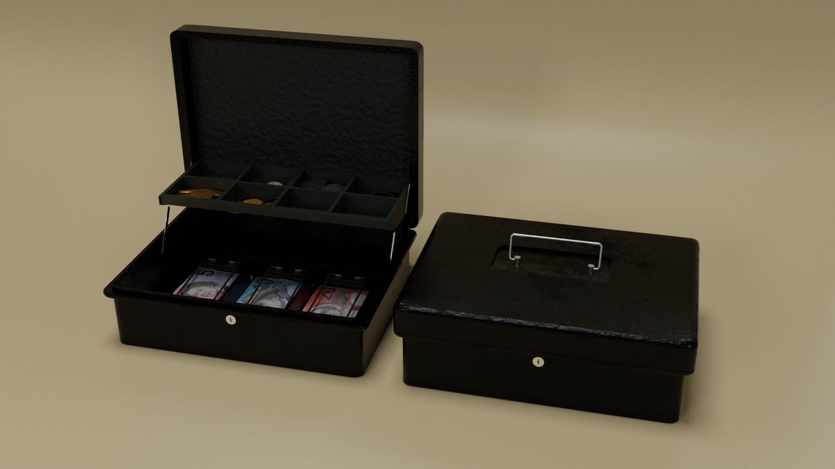 MindCreativity1's tweet photo. Hello everyone. Its been a while.   Attached is my latest 3D asset buildup before going live to sell.  This time its money boxes.

I will upload new content very soon, for you to enjoy.

Thanks again.

#Blender3d #Blender #moneyboxes #Cycles #3d #creativity #blenderassets https://t.co/yCZrVPi3mj