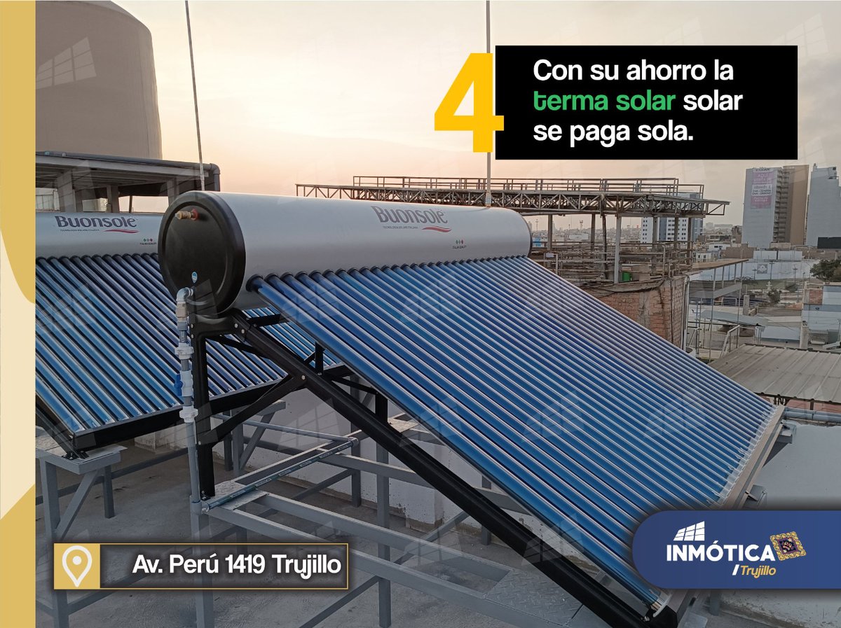 LM_Minchan's tweet photo. 💥Permiten un calentamiento de agua limpio y eficiente.
💥Alternativa ideal en zonas con mucha luz.
💥Sistema de gran retorno de la inversión inicial.
💥Proporcionan agua caliente durante todo el año
💥Menor factura energética.
💥Alta durabilidad y bajo mantenimiento. https://t.co/zQkUCtc9Gy