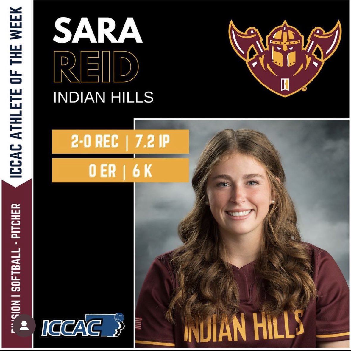 Indian Hills Softball tweet media