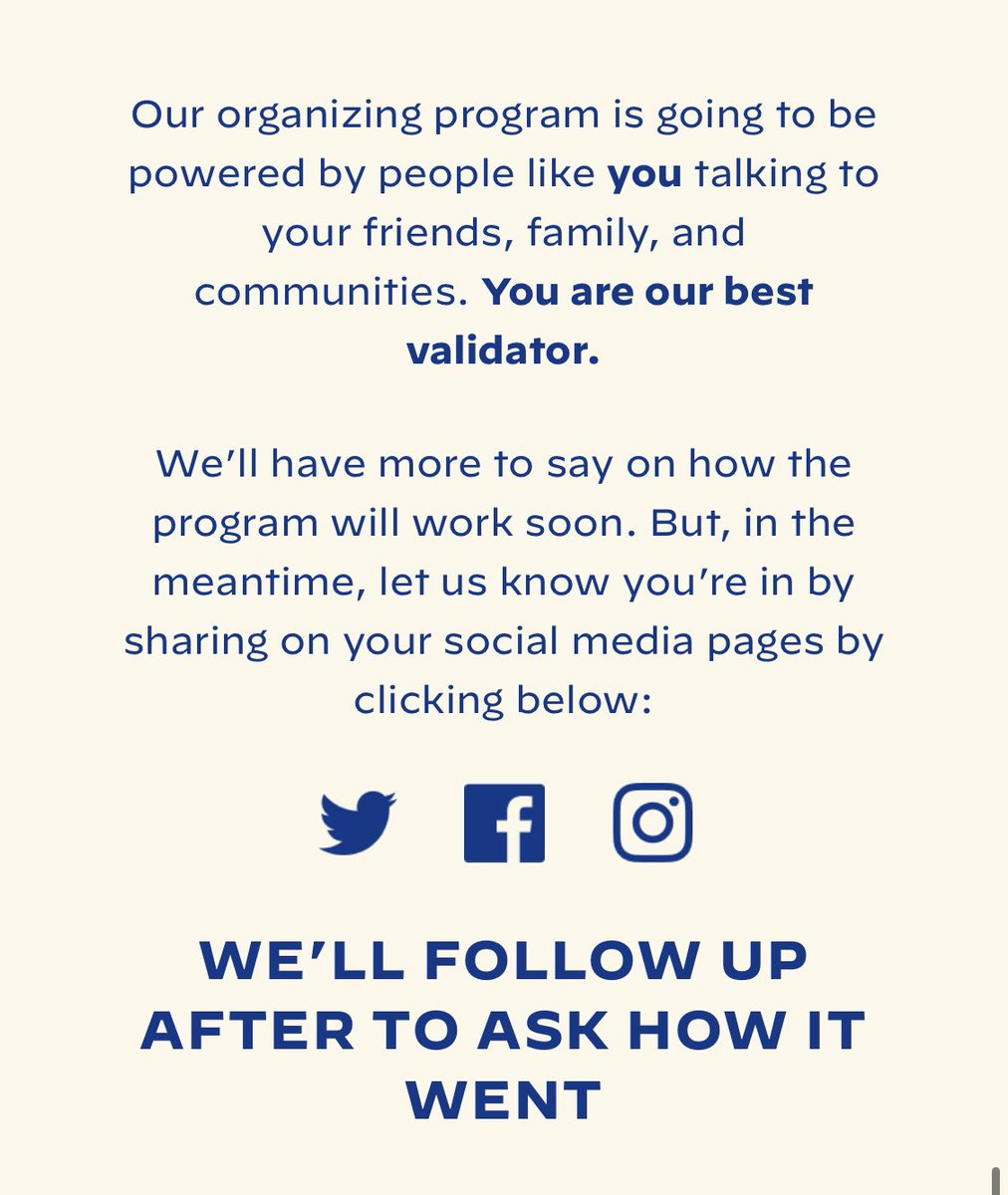 EmmaYourFriend's tweet photo. Something extremely cool and good is that Biden re-elect — the biggest campaign this cycle, that will have tremendous influence on other campaigns across the country &amp; down the ballot — is centering relational &amp; online organizing from the very start. So much opportunity here! https://t.co/CaS5Hkg4kk