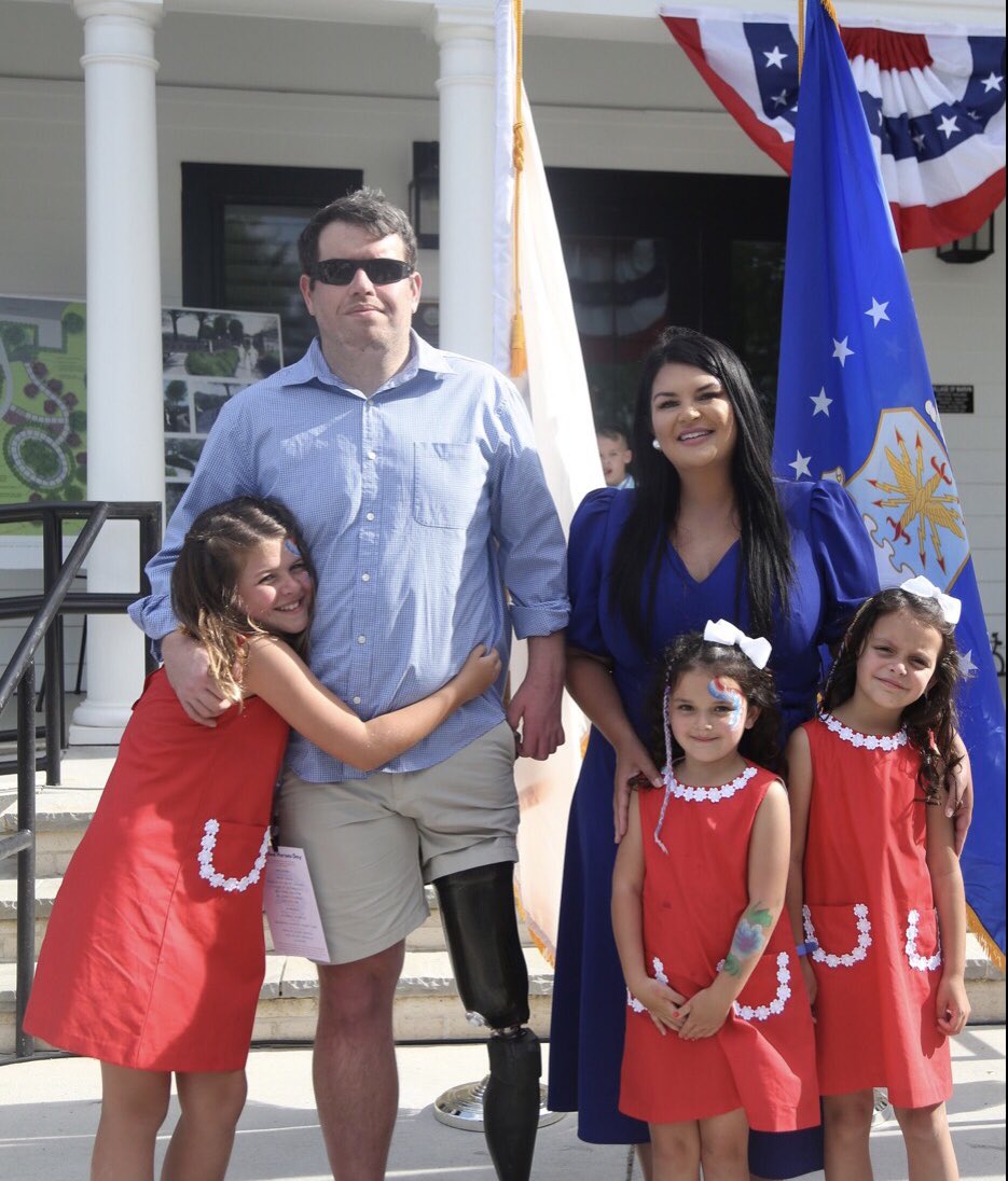 City of Charlotte turned red, white and blue in honor of Wounded Veterans during Independence Fund celebration at The Vue in Charlotte.  Congrats to Sarah Verardo and SSgt Michale Verardo, wounded warrior, on his Alive Day #WoundedHeroesDay