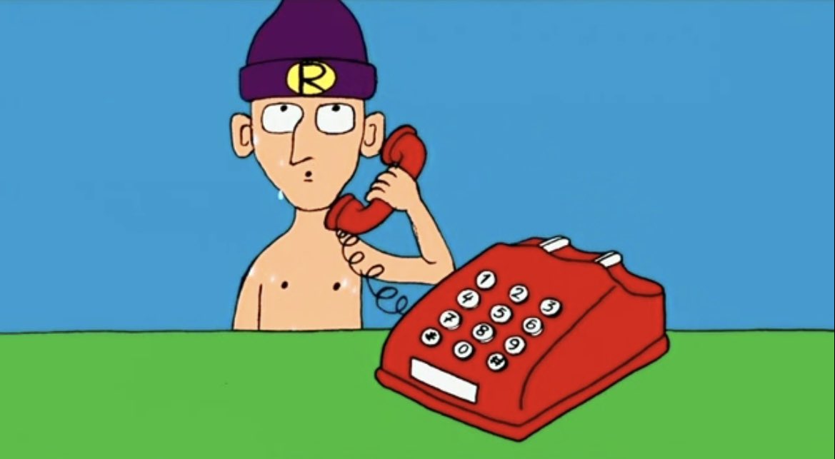 RPL_highlights's tweet image. Just saw that it’s National Telephone Day 
#paranoidandroid #radiohead #robin #magnuscarlsson
