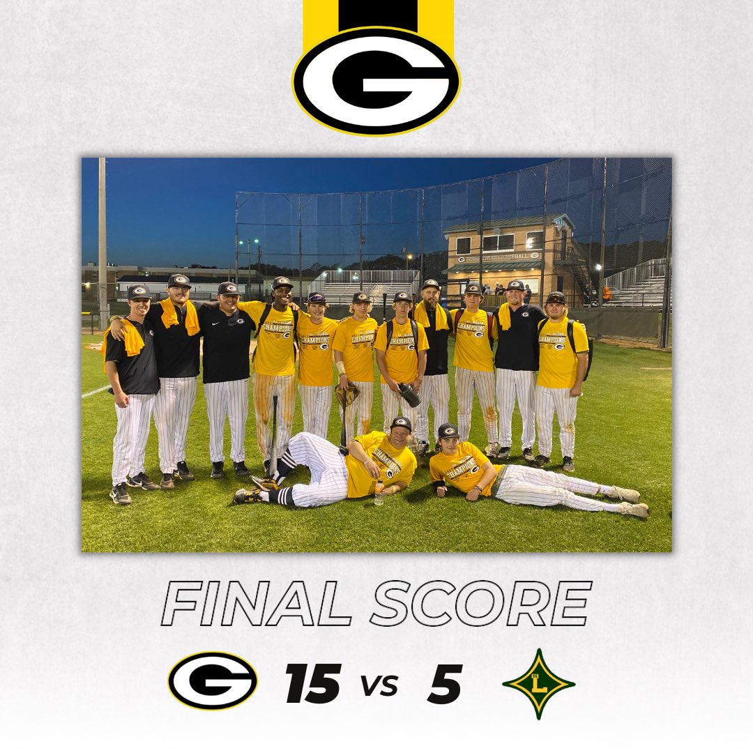 GHS_Baseball27's tweet photo. Eagles win! 

Final over Laurens 15-5! Team effort on senior night. 

#Eagles | #NoMatterWhat https://t.co/JrBed758f2
